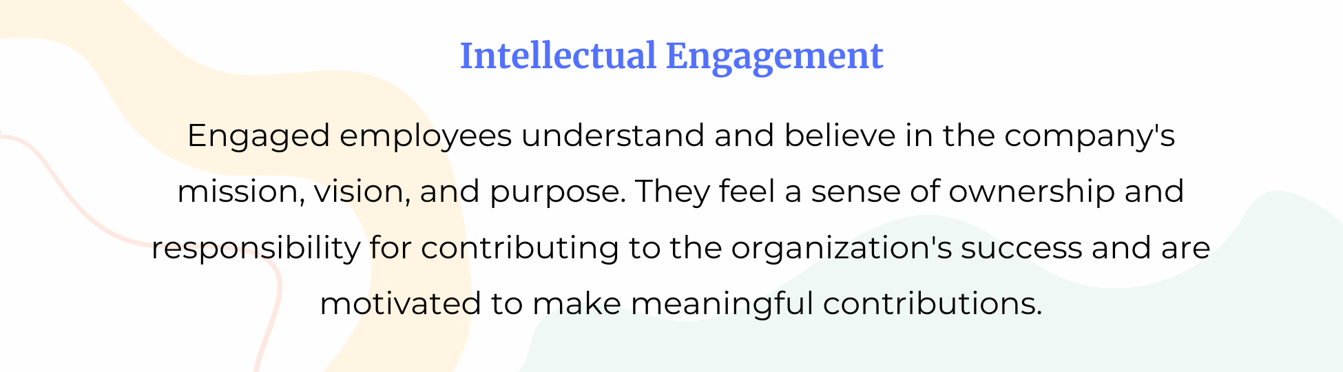 intellectual engagement